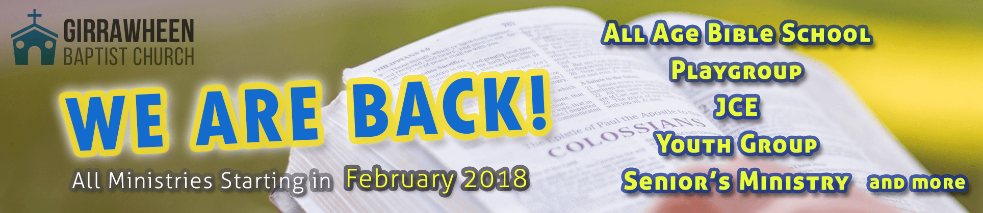 Ministries Back Feb 2018